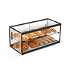 Bonvue Pre-assembled Two Layer Ambient Showcase - AD2-830 - KW Commercial Kitchen