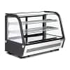 Polar G-Series Energy Efficient Countertop Food Display Fridge Black - 160Ltr