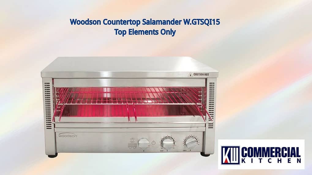 Woodson W.GTSQI15 Salamander | 15-Slice Infrared Grill, 3.3kW