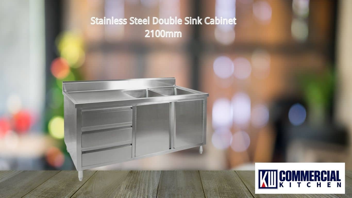 Image of What Every Australian Commercial Kitchen Must Know About Stainless Steel Benches | KW Commercial Kitchen Sink Cabinets | Modular Stainless Steel Sinks with Storage for Commercial Kitchens