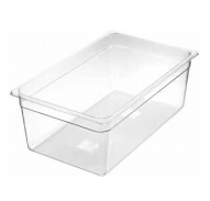 Polycarbonate Clear gastronorm pan 1/1 65mm ( Pack of 6 )