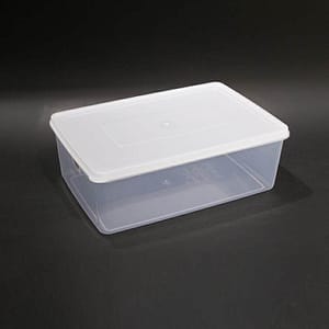 alt="Kitchen Knock 4.5L Clear Polycarbonate Food Box with Lid"