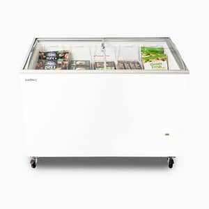 Bromic Freezer Chest CF0400ATCG-NR 352L Curved GLS Top 4ft