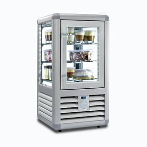 Bromic Freezer CTF0100G4S C/top 100L GLS 4 Sides LED