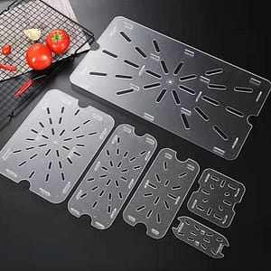 KitchenKnock Gastronorm 1/2 Drain Plate - Polycarbonate Pack of 3