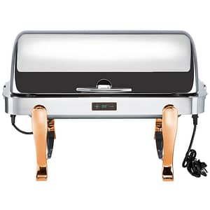 Ex-showroom: Oblong Chafing Dish with Gilt Legs - KGTCB6801-1