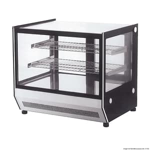Ex-Showroom: Counter top square glass cold food display 660x530x730 - GN-660RT-NSW1236