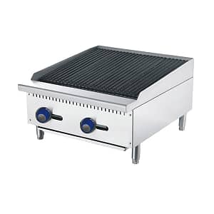 CookRite 610mm Commercial Char Rock Broiler - ATCB-24-NG