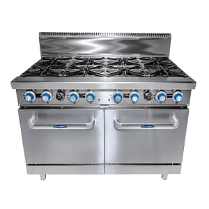 Cookrite 8 Burner Gas Oven – Commercial Heavy-Duty Kitchen Range