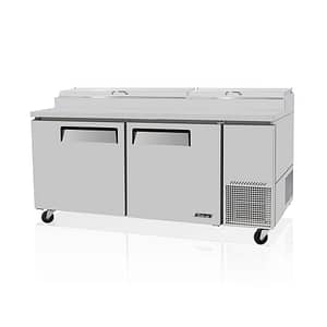 Turbo Air CTPR-67SD - 2 Door Pizza Prep Refrigerator – 566L | Commercial-Grade