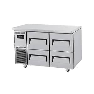 Turbo Air KUF12-2D-4(HC) Supreme Series: 4-Drawer Undercounter Freezer - 1200mm