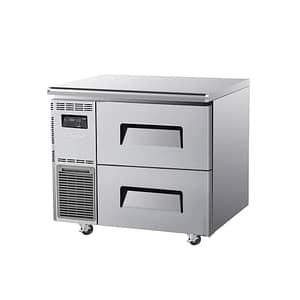 alt="Turbo Air KUR9-2D-2 Undercounter Fridge - 900mm 2-Drawer Commercial Unit"