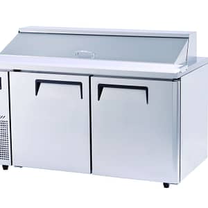 Turbo Air KHR15-2(HC) - 2 Door Salad Prep Table Refrigerator 1500mm