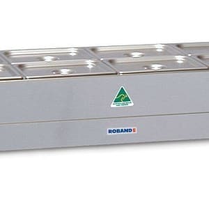 Roband BM26 Hot Bain Marie, 2 rows 6 x 1/2 size pans