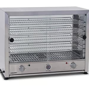 Roband PM100 Pie Master Food Warmer - 100 Pie Capacity Stainless Steel Display