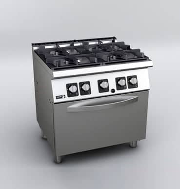 Fagor Kore 700 4 Burner Gas Range with Gas Oven - C-G741H - Image 3