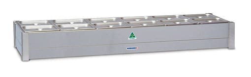 Roband BM26 Hot Bain Marie, 2 rows 6 x 1/2 size pans