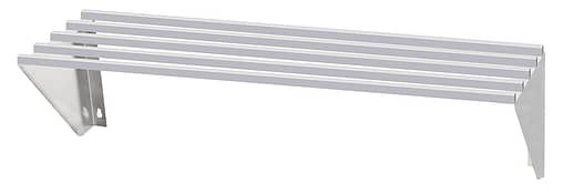 KitchenKnock Stainless Steel Wall Shelf - Square Tube Frame - 1800x300x200mm