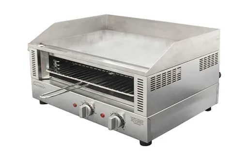 Woodson W.GDT65.20 Griddle Toaster - 8mm Plate with 6-Slice Toaster