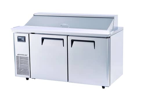 Turbo Air KHR15-2(HC) - 2 Door Salad Prep Table Refrigerator 1500mm