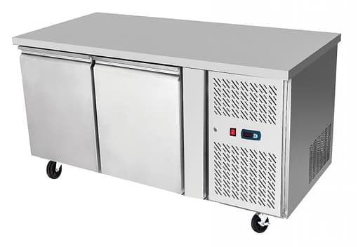 Atosa EPF3462 Underbench Two-Door Freezer Table - 1360mm