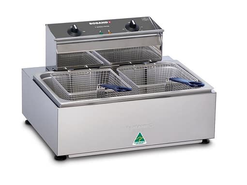 Roband F111 - 11L Electric Benchtop Fryer for Commercial Use