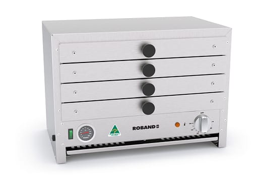 Roband 80DT Pie Warmer - 80 Pies, 6 Drawer, 10A