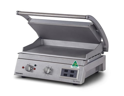 Roband GSA815SE Grill Station - 8 Slices - Electronic Timer Smooth Plates / 15 Amp