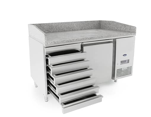 Atosa EPF3490 Single Door Pizza Table Fridge with Drawers - 1510mm