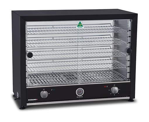 Roband Pie Master Pie Warmer PMB100L - 100 Pies, Black, Internal Light