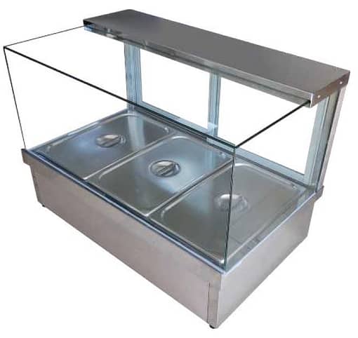 Cookrite WET HOT FOOD DISPLAY 1055 MM CRB-6 with 6 Pans