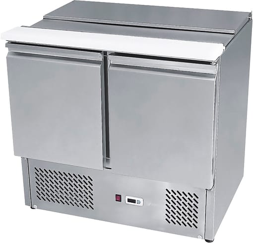 Atosa ESL3800 2-Door Sliding Lid Saladette Fridge - 900mm