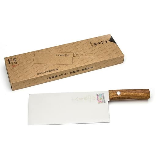 Traditional Chinese Cleaver – Premium D1 Steel, Log Handle