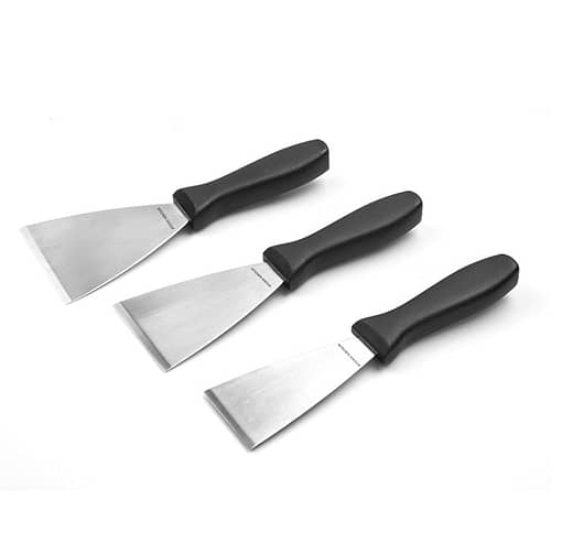 Stainless Steel Griddle Scraper (triangle shaped) 078920