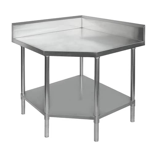 FED 0900-7-WBCB/H Stainless Steel Corner Workbench