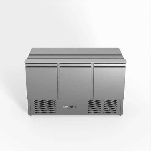 FED-X Three Door Salad Prep Fridge - XGNS1300S - Image 3