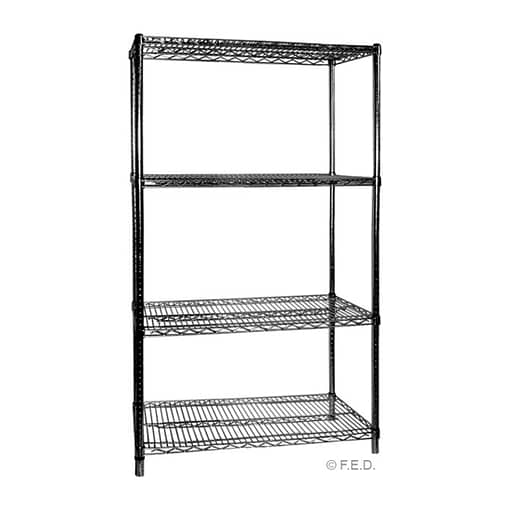 Four Tier Shelving - 610 mm deep x 1880 high x 610 -1830mm Wide (B24/24-1)