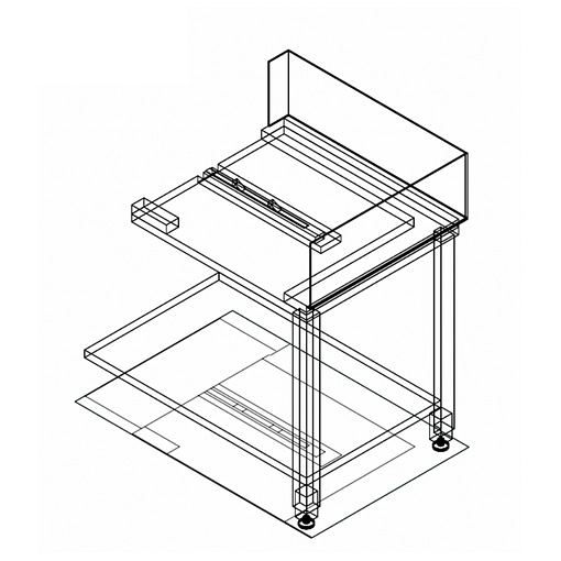 Fagor E-90D Stainless Steel Corner Bench for Commercial Kitchens