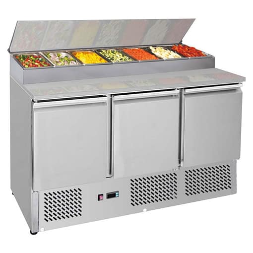 Thermaster GNS1300D Salad Prep Fridge – 444L