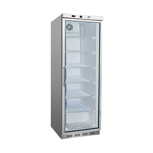 Thermaster HF400G S/S Display Freezer with LED Light