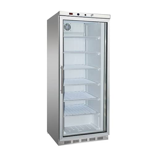 HF600G S/S Display Freezer with Glass Door