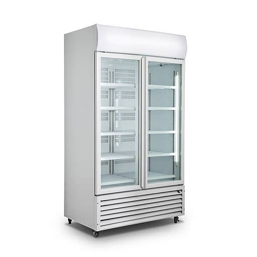 Double Glass Door Colourbond Upright Drink Fridge - LG-1000GT: A Beverage Display Game-Changer