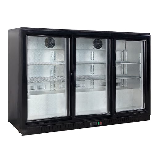 Thermaster LG-330SC Under Bench Three Sliding Door Bar Cooler Front View