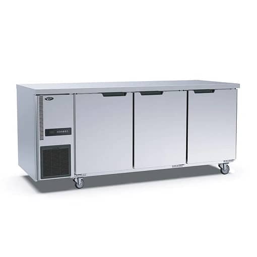 Stainless Steel Triple Door Workbench Freezer - TL1800BT-3D - Image 2