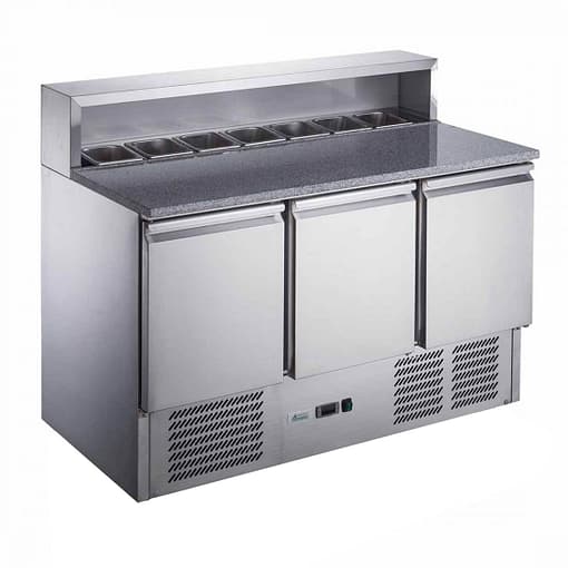 FED-X XGNS1300E Salad Prep Fridge with Marble Top