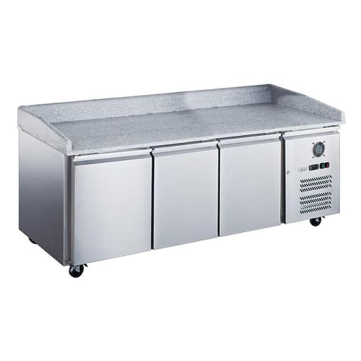 FED-X Three Door Standard Saladette On Castors XPZ3600TN
