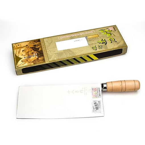 alt="Kitchen Knock Chinese Cleaver – Forged Asian Chef Knife 011050"