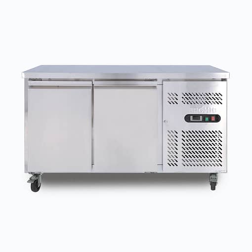 Bromic Freezer UBF1360SD-NR U/Bench 2DR SS 282L