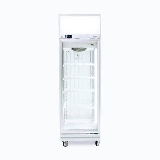 Bromic UF0500LF Upright Glass Door Freezer - 444L with LED Lightbox