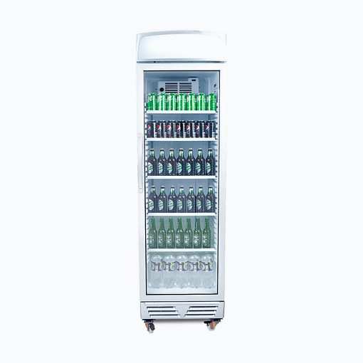 Bromic Chiller GM0374L-NR Silver UP/R GLS 372L LED L/BOX